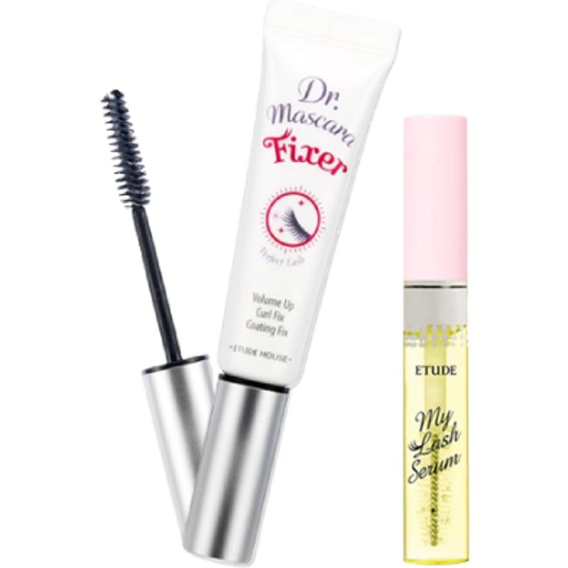 ETUDE - Dr. Mascara Fixer For Perfect Lash (1ea) + My Lash Serum 9g (1ea) Set