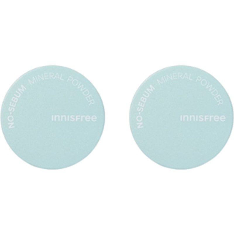 innisfree - No-Sebum Mineral Powder (New Version) - 5g (2ea) Set