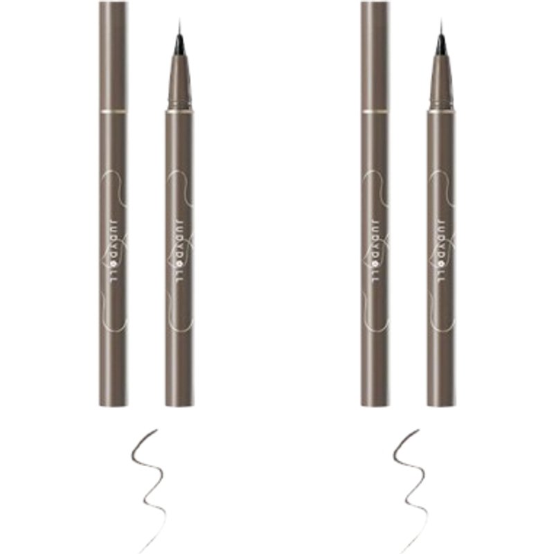 Judydoll - Slim Liquid Eyeliner - 0.5ml - 01 Black (2ea) Set