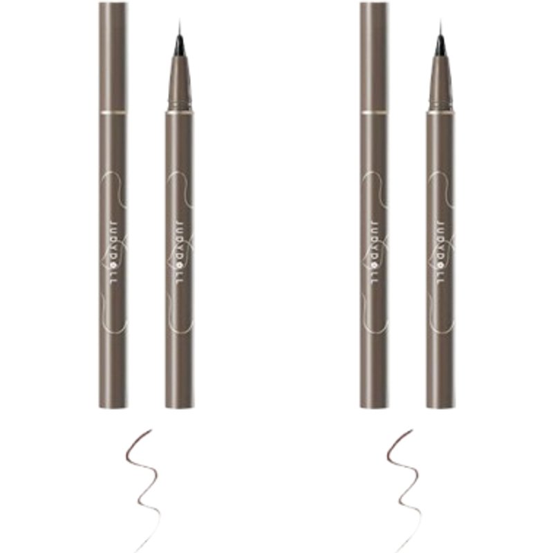 Judydoll - Slim Liquid Eyeliner - 0.5ml - 02 Deep Brown (2ea) Set