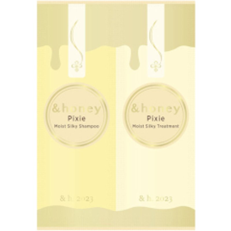 ViCREA - & Honey Ensemble d'essai de shampooing et de traitement Pixie Most Silky - 10ml+10g