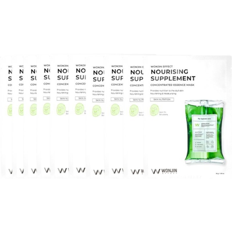 Wonjin - Masque Supplément Nourrissant Effet - 10pièces