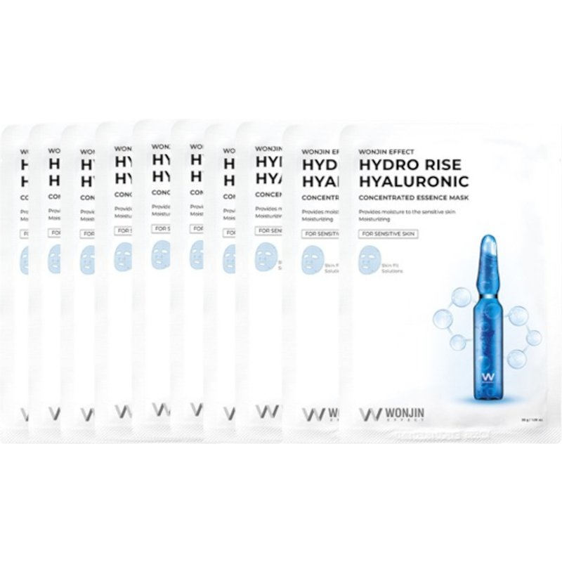 Wonjin - Masque hyaluronique Effect Hydro Rise - 10pcs