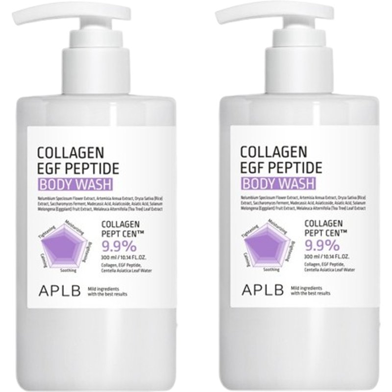 APLB - Collagen EGF Peptide Body Wash - 300ml DUO Set