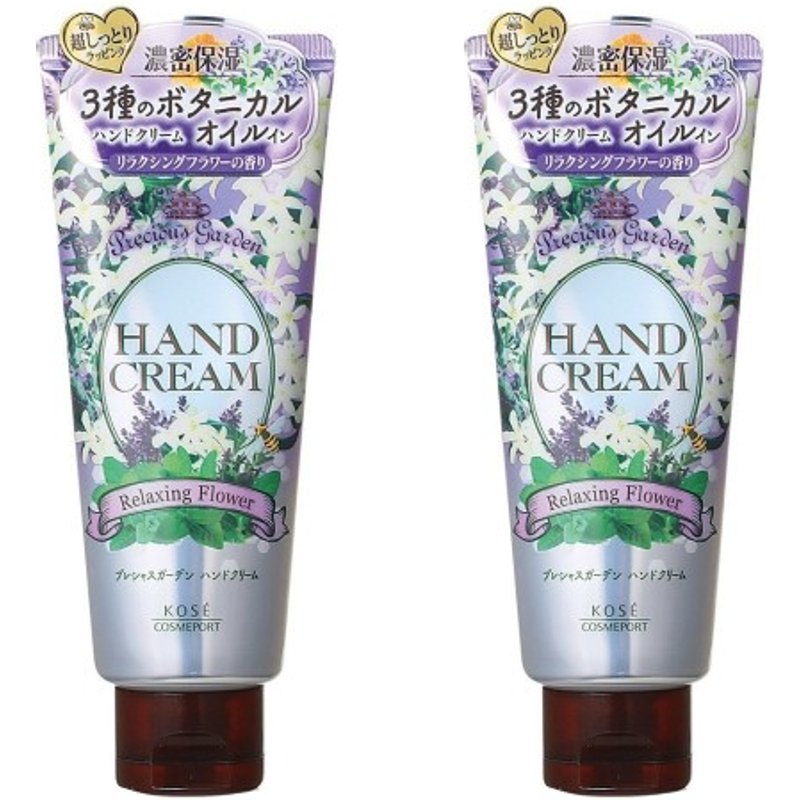 Kose - Precious Garden Hand Cream - Relaxing Flower - 70g (2ea) Set