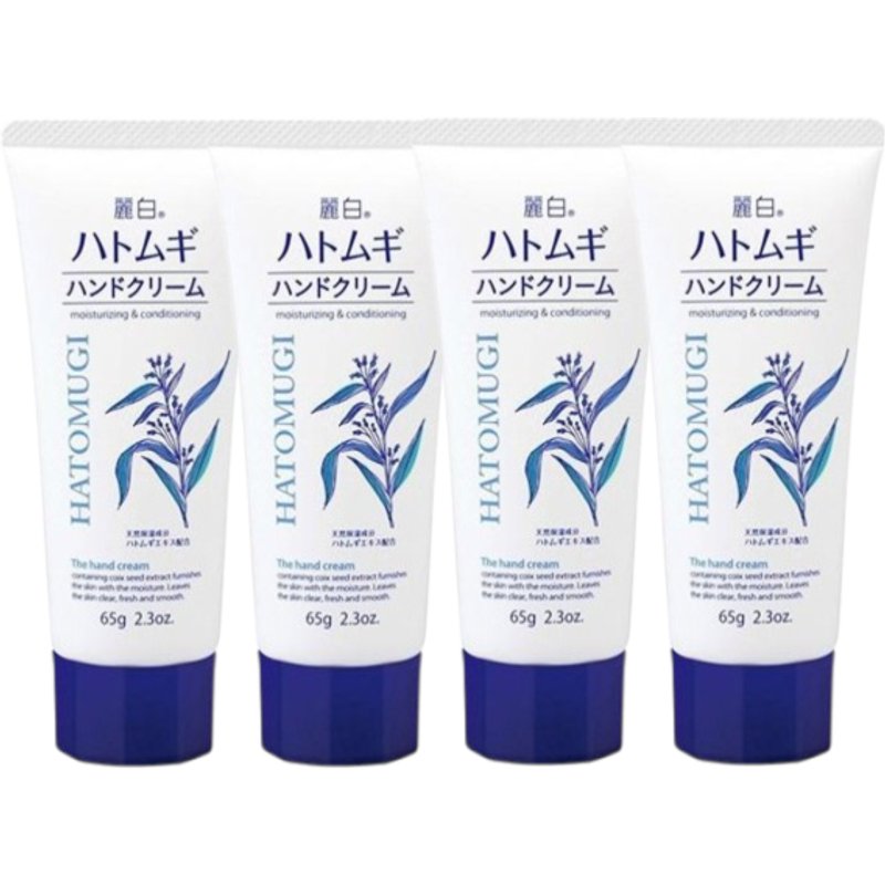 KUMANO COSME - Reihaku Hatomugi Moisturizing & Conditioning The Hand Cream - 65G (4ea) Set