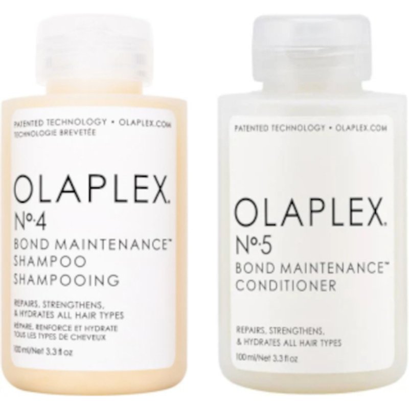 OLAPLEX - No.4 Bond Maintenance Shampoo - 100ml (1ea) X No.5 Bond Maintenance Conditioner - 100ml (1ea)