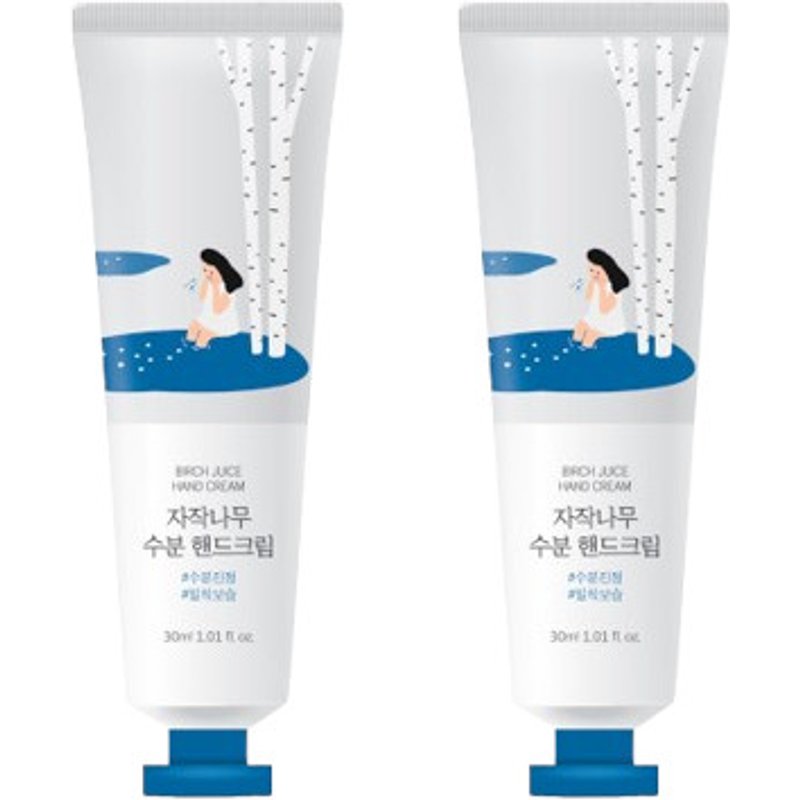 Round Lab - Birch Juice Hand Cream - 30ml (2ea) Set