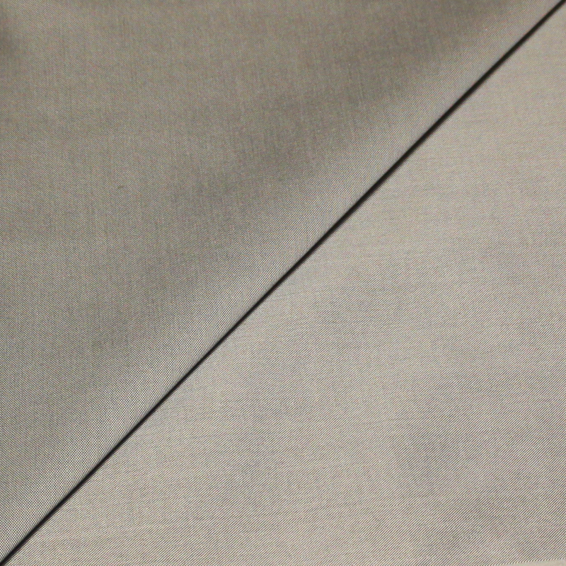 Chambray polycoton - Noir & blanc