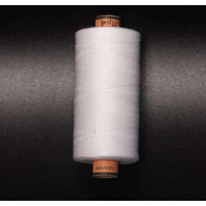 Bobine fil Ă coudre 1000m tout tissus Amann Belfil - Blanc FUS2000
