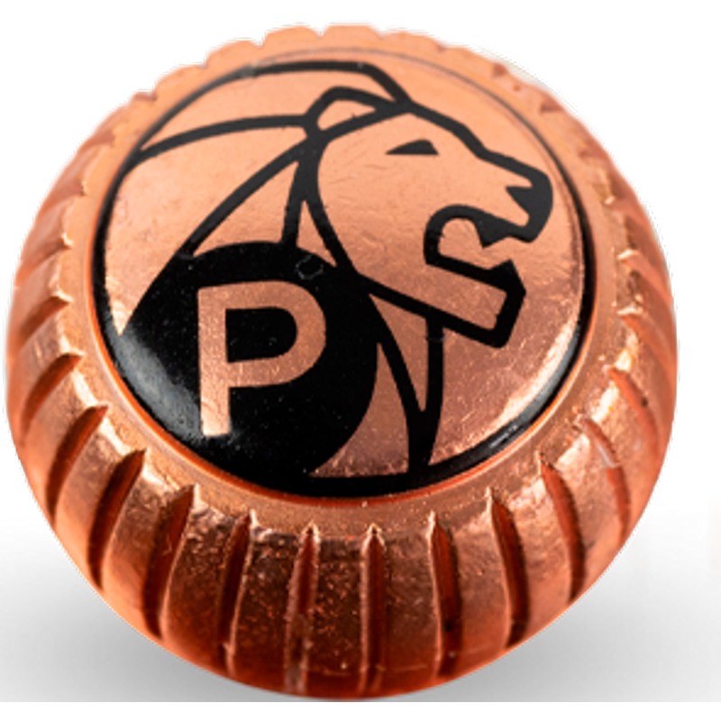 This copper-plated button has been specifically designed for the Paris Chef copper pepper mill but could be paired with many other manual pepper mills to reflect your own style and personality. Proudly marked with a "P" for instant recognition, this button is just as functional as it is fetching. Jewel button