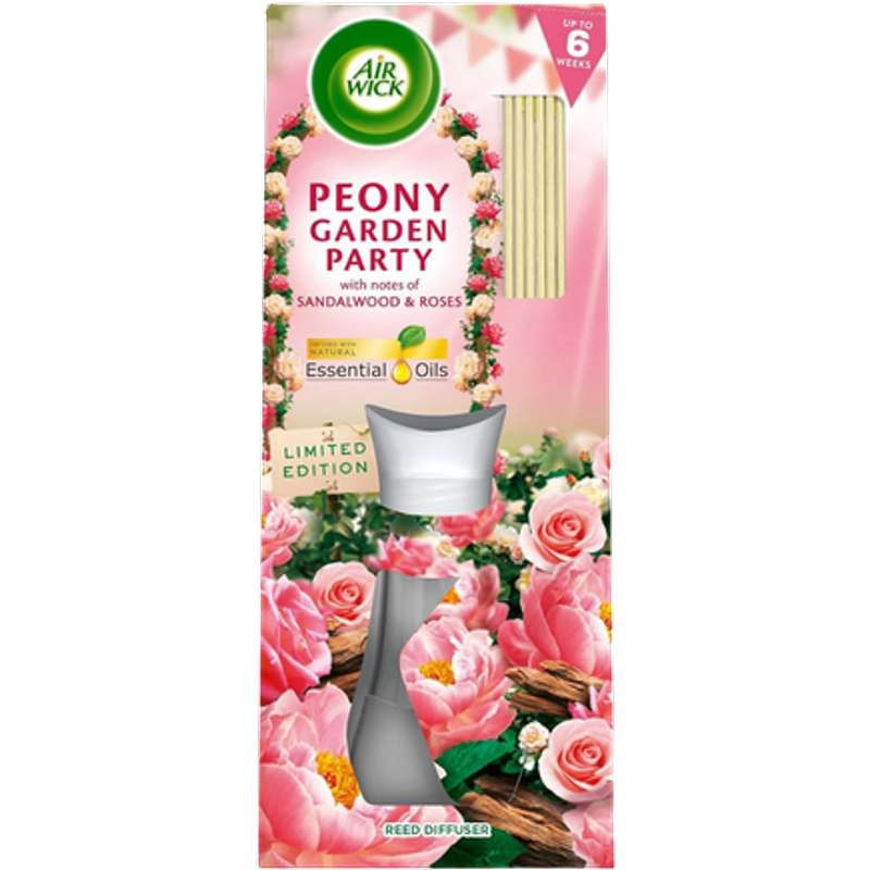 Air Wick Peony Garden Party Bastoncini profumati agli oli essenziali naturali - 42 ml