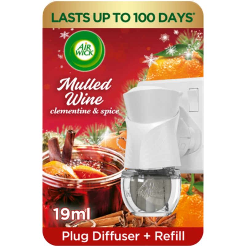 Kit di ricarica per deodorante elettrico Airwick Mulled Wine – 19 ml