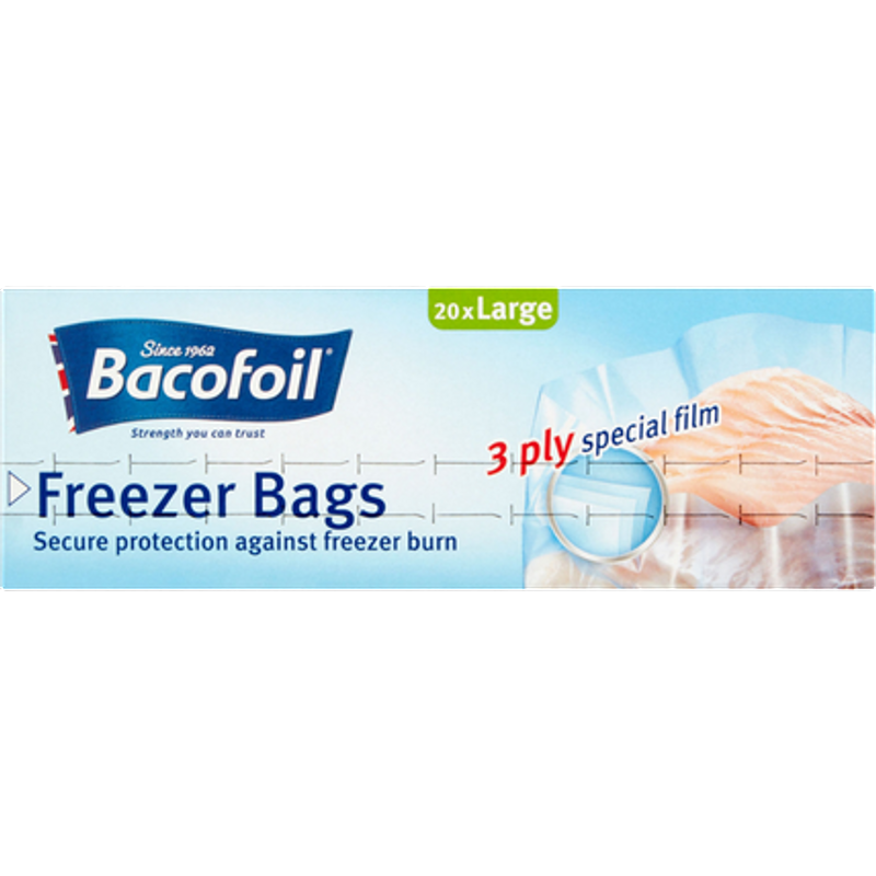 Bacofoil Sacchetti per congelatore a 3 strati Special Film, grandi - 20 pezzi