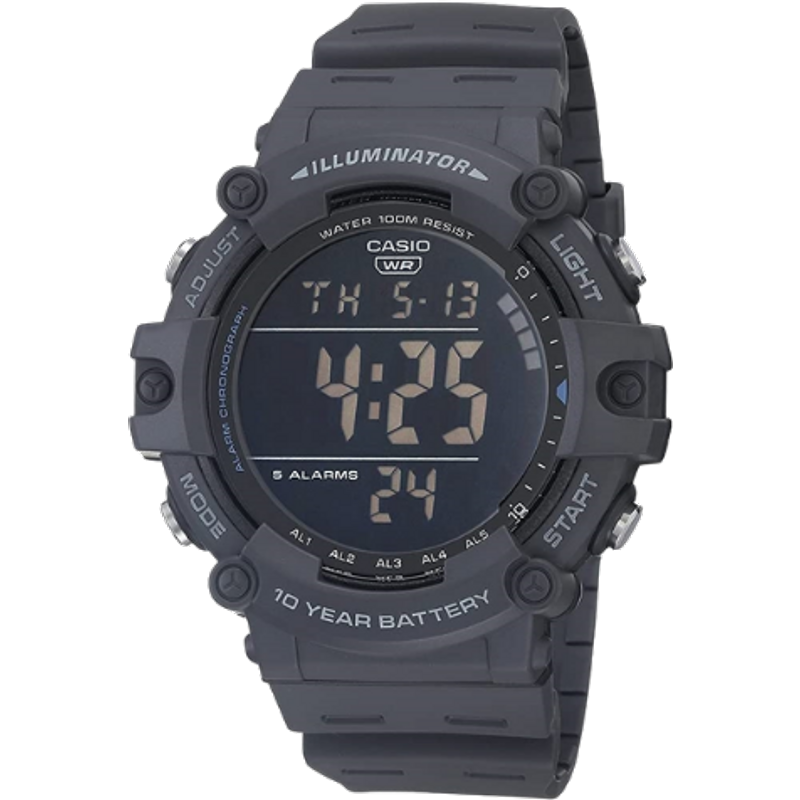 Casio Classic AE-1500WH-8BV Orologio Digitale Sportivo da Uomo - Grigio & Nero