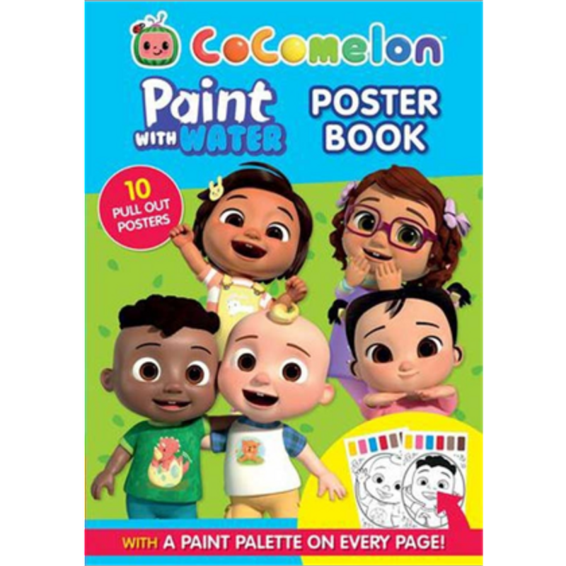Cocomelon Libro da colorare con colori ad acqua