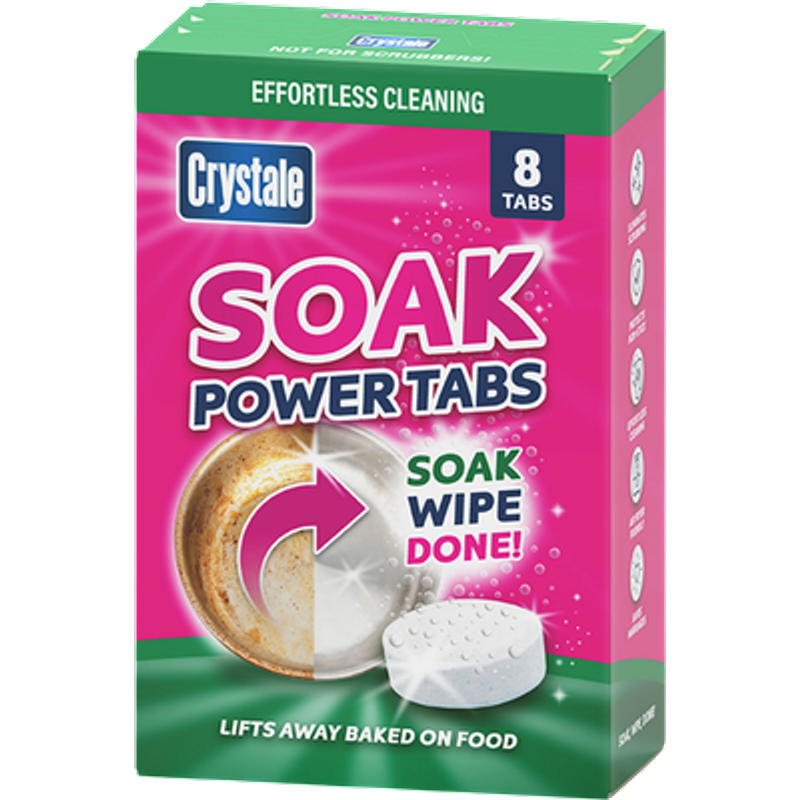 Pastiglie detergenti Crystale Soak Power - 8 pezzi