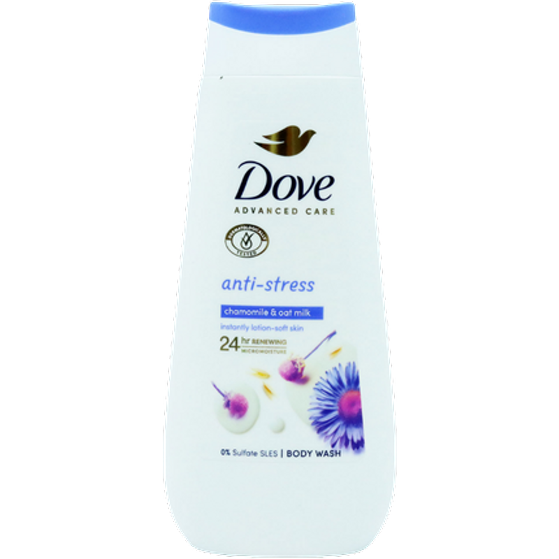 Dove Anti Stress Camomilla & Latte d'Avena Bagnoschiuma - 225 ml