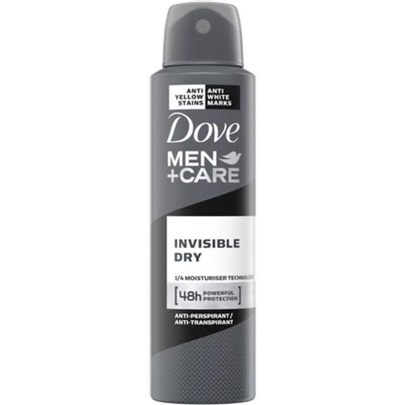 Dove Men+Care Invisible Dry Deodorante antitraspirante spray 48 ore - 150 ml