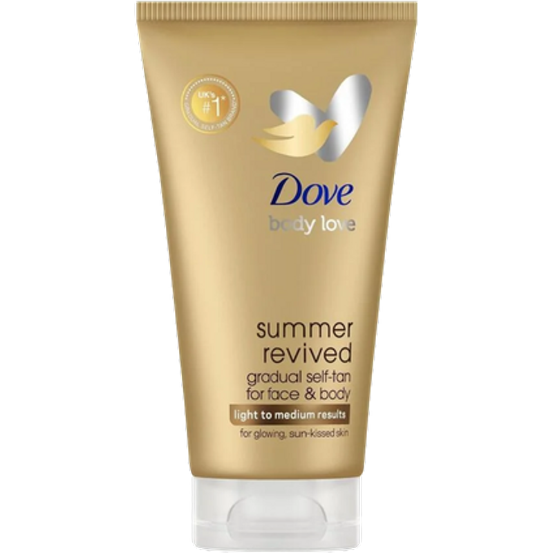 Dove Summer Revived Face & Body Light To Medium Gradual Self-Tanning Lotion - 75 ml