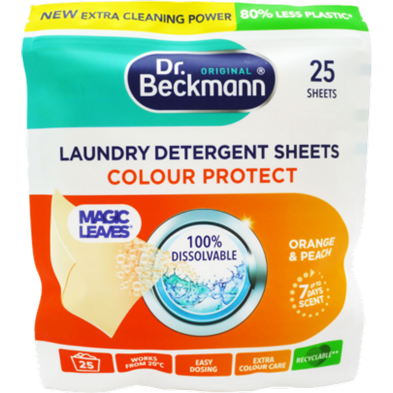 Dr. Beckmann Magic Leaves Colour Protect - 25 pezzi.