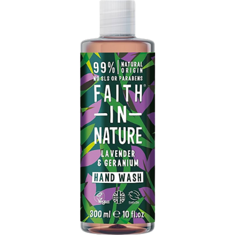 Faith In Nature Sapone per le mani alla lavanda e geranio - 400 ml