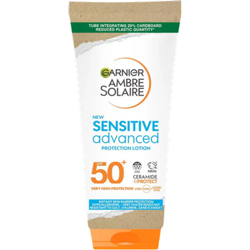Garnier Ambre Solaire Sensitive Advanced SPF 50+ Lozione protettiva solare - 175 ml