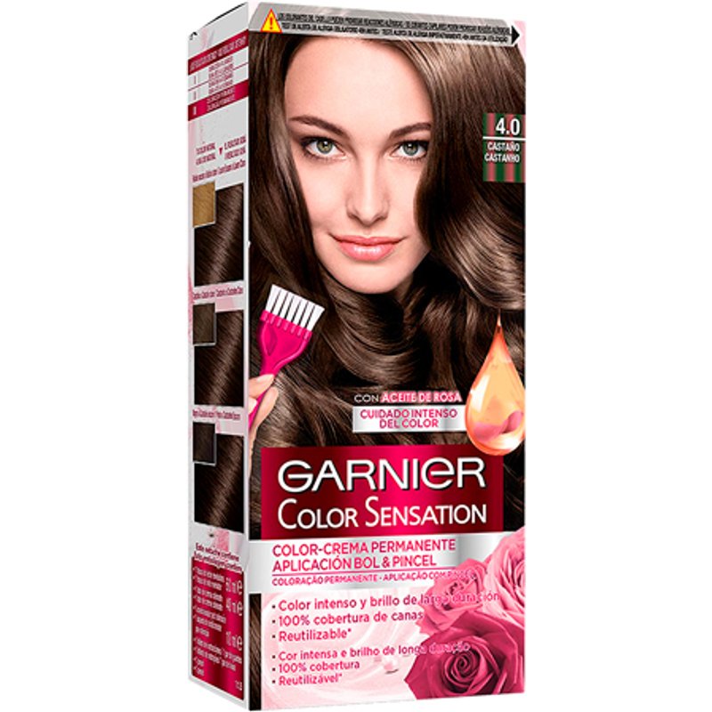 Tinta per capelli Garnier Color Sensations - 4.0 Castano