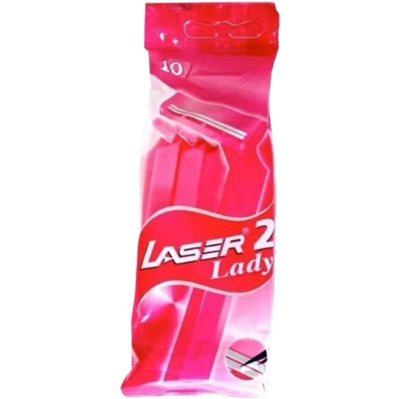 Rasoi Laser Lady a doppia lama - 2 pezzi
