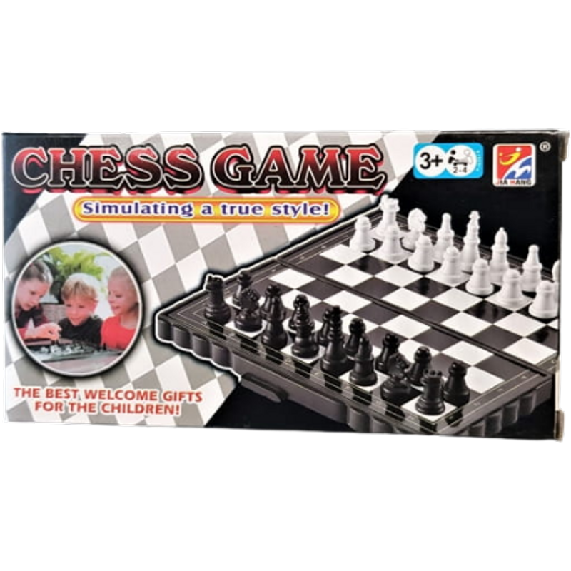 Magnetic Folding Chess Board Game Set - 13 × 13 cm