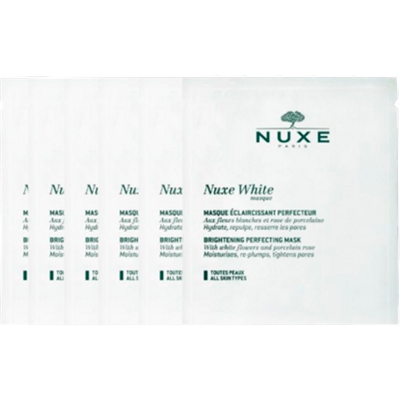 Nuxe Maschera viso schiarente e perfezionante - 6 pezzi
