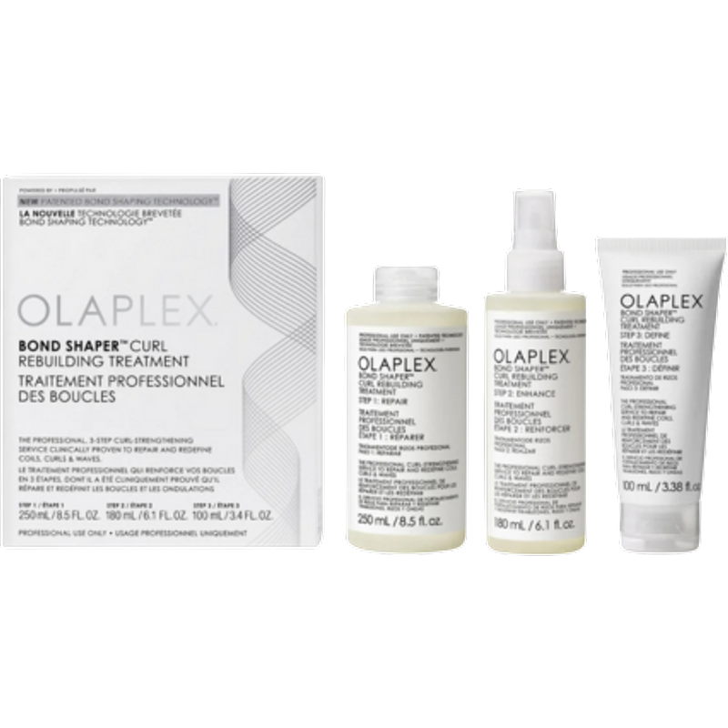 Olaplex Bond Shaper Trattamento Rigenerante per Capelli Ricci - 3 parti