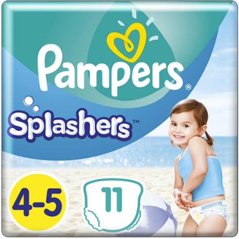 Pampers pannolini da nuoto Splashers taglia 4-5 (9-15 kg) - 11 pezzi