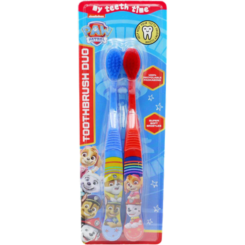 Spazzolino da denti Paw Patrol “My Teeth Time” – 2 pezzi