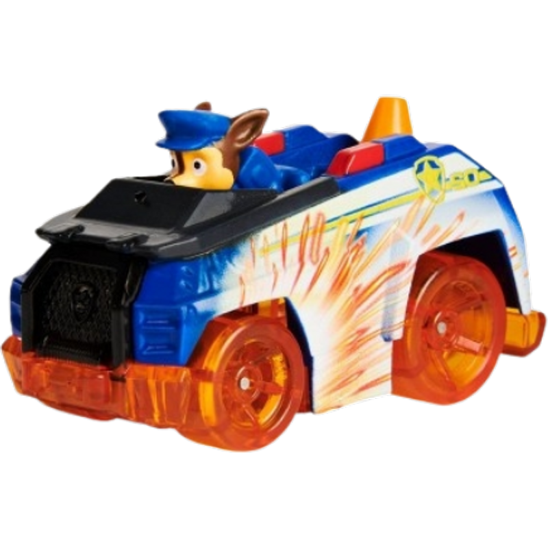Paw Patrol: macchinina giocattolo in vero metallo Spark - Chase