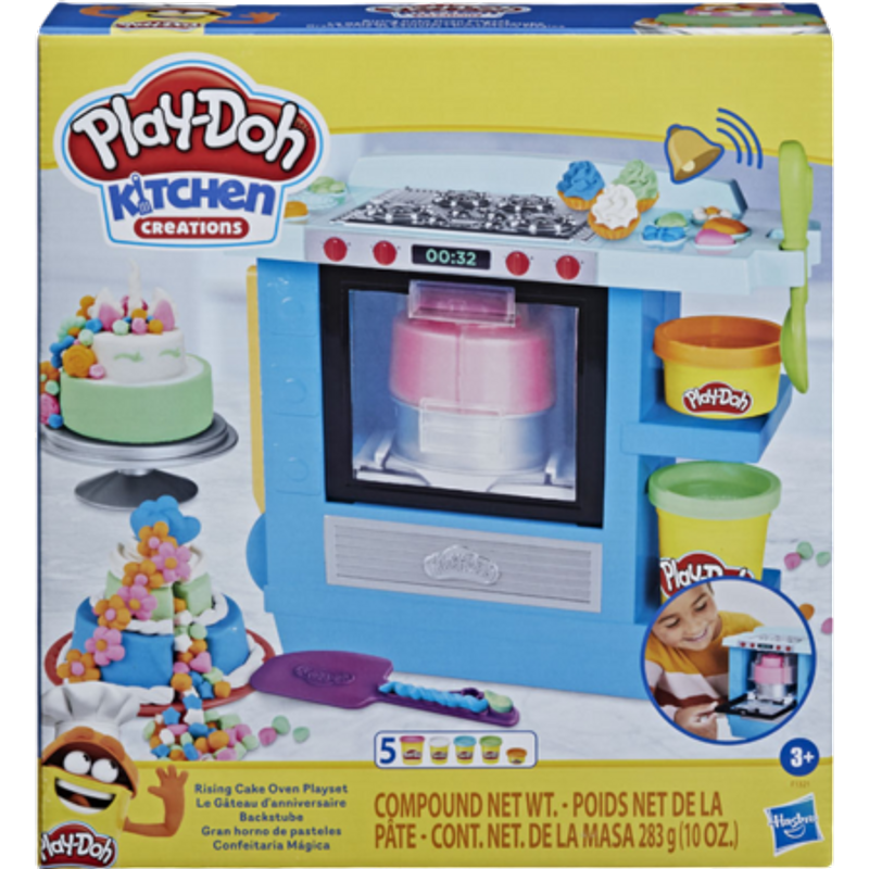 Play-Doh Creazioni in cucina Set per torte con forno e pasta modellabile