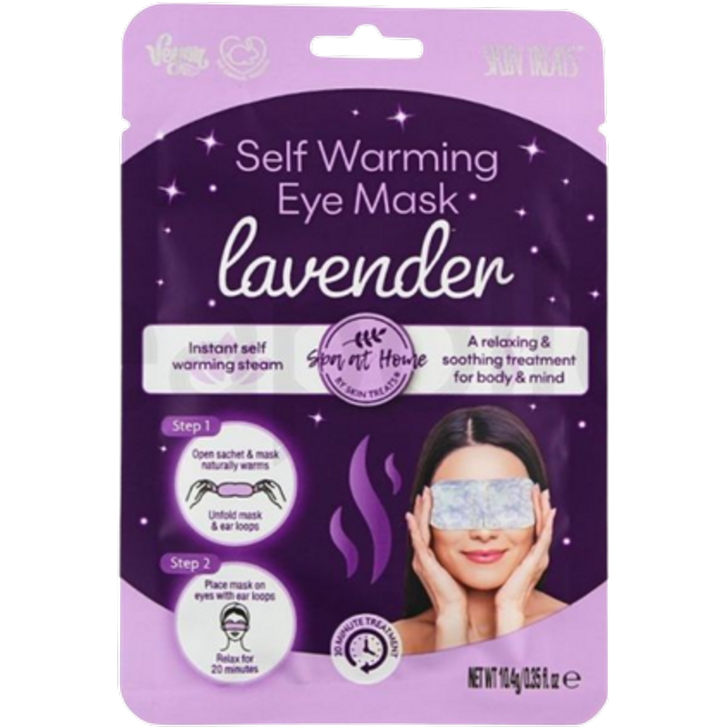 Skin Treats Maschera per gli occhi autoriscaldante alla lavanda