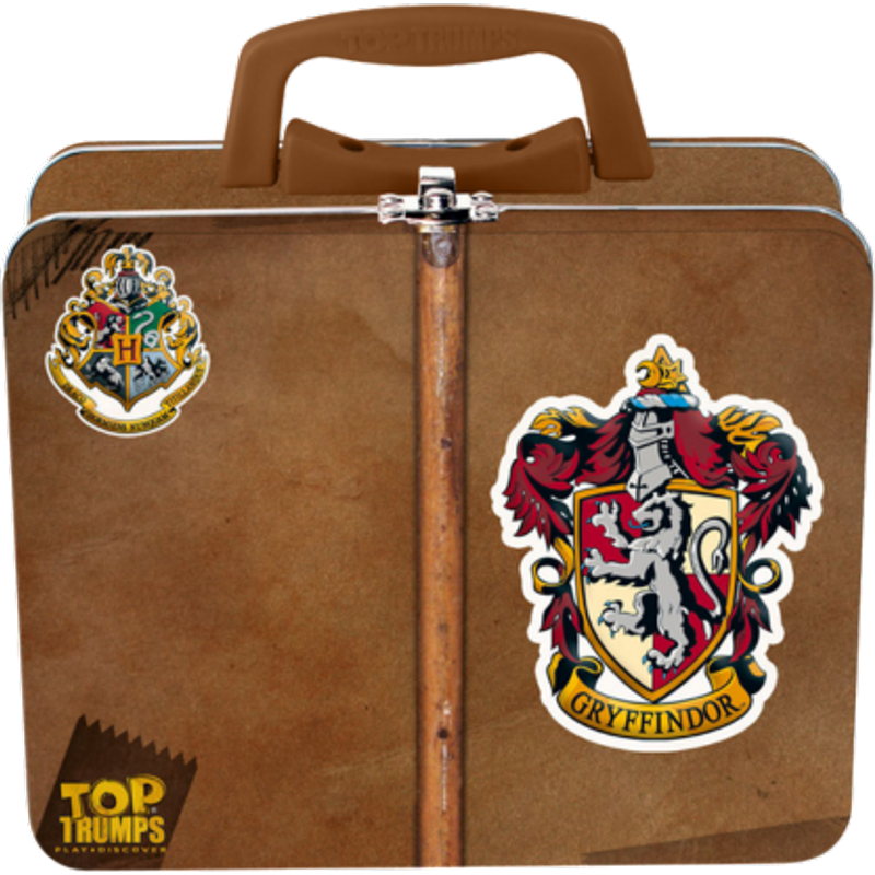 Set da gioco di carte Top Trumps Harry Potter Grifondoro in scatola di latta