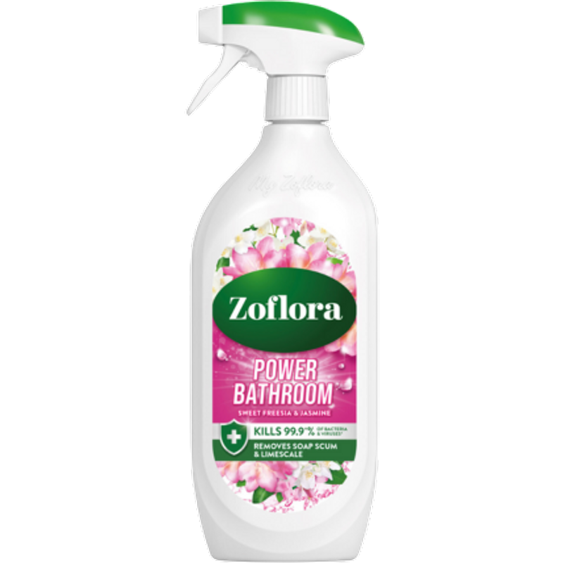 Zoflora Power Spray per il bagno Fresia dolce e gelsomino - 800 ml