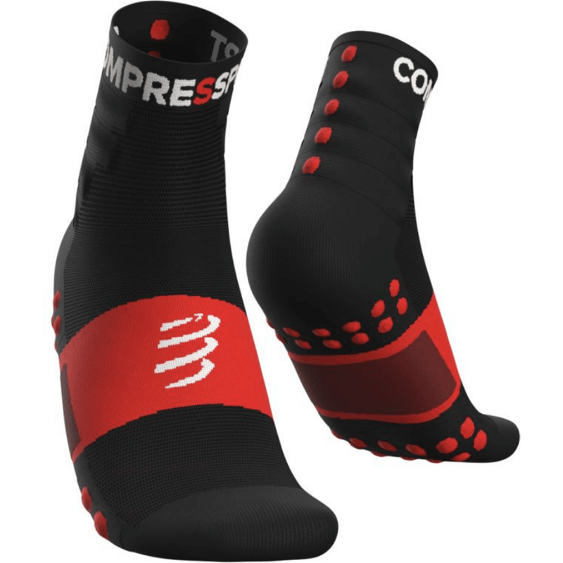 Pack de 2 chaussettes Compressport Training Noir, Taille Taille 1