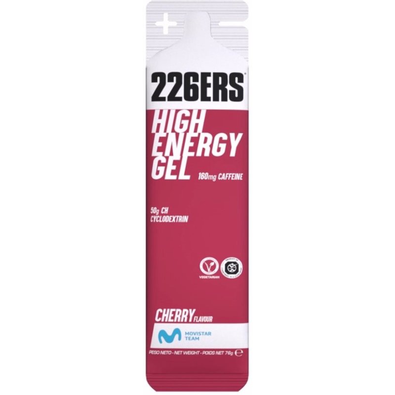 Gel énergétique 226ERS High Energy Cerise 76g Caféine