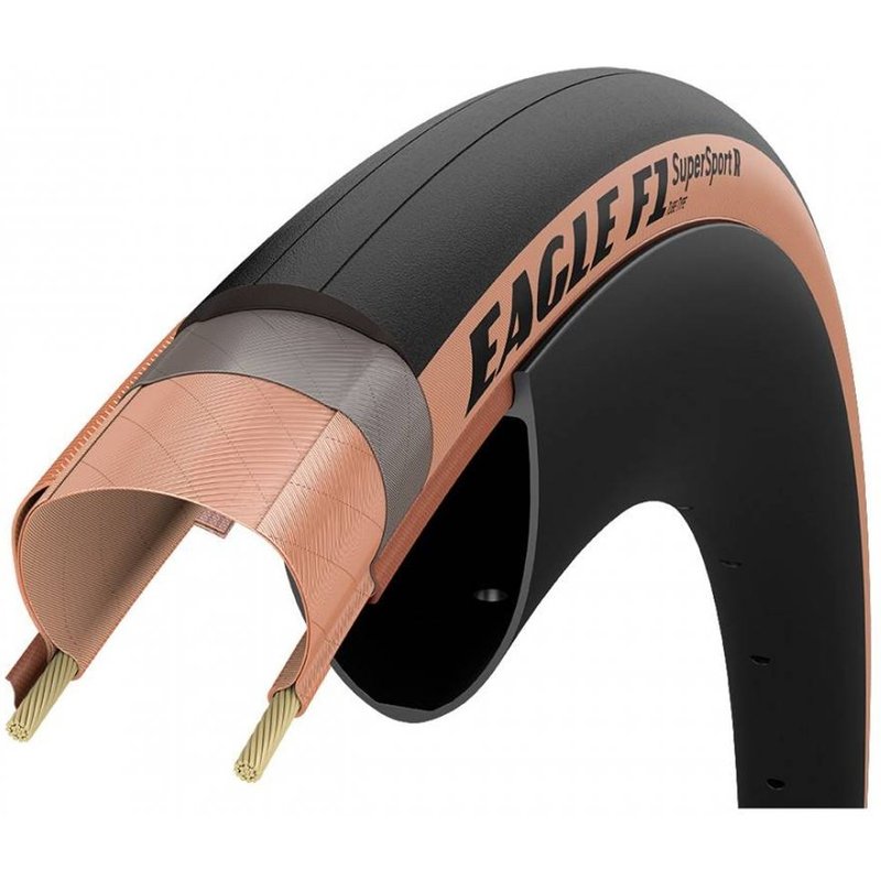 Pneu Eagle F1 SuperSport R 700x30 TCL Noir Marron