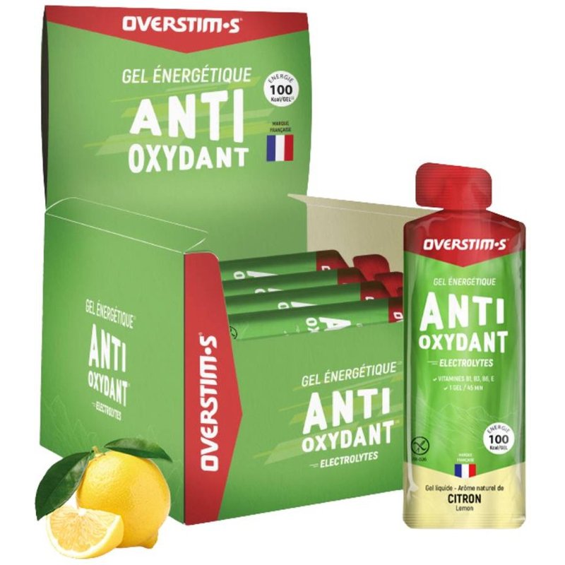 Gel Énergétique Overstims Antioxydant Citron 26g (1 unité)