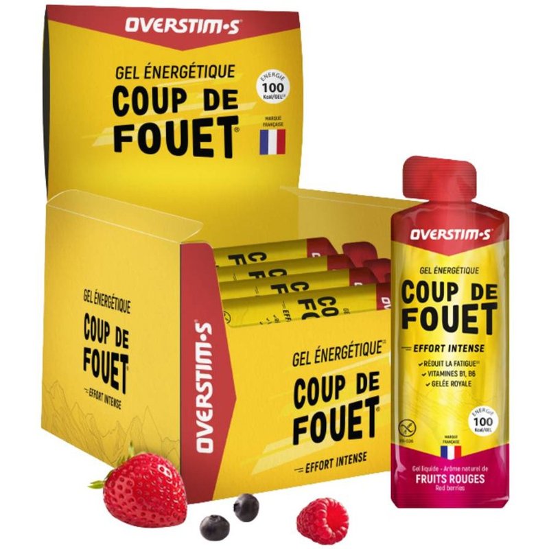 Gel Énergétique Overstims Coup De Fouet Fruits Rouges 30g (1 unité)