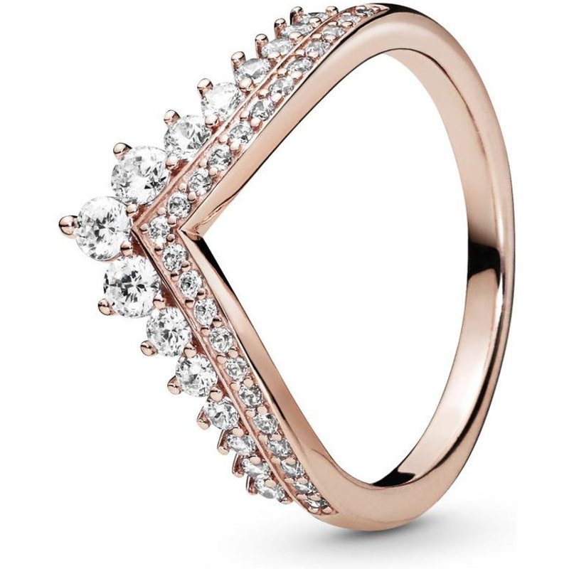 Bague Voeu Princesse Pandora Timeless Métal doré à l'Or Rose fin 585/1000?