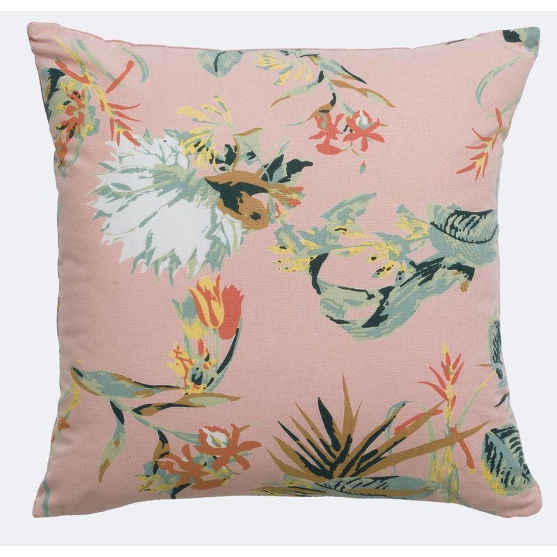 Coussin coton Botania Pink