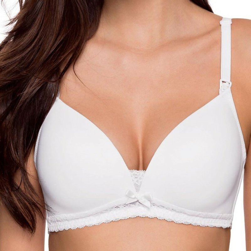 Soutien-gorge d'allaitement blanc