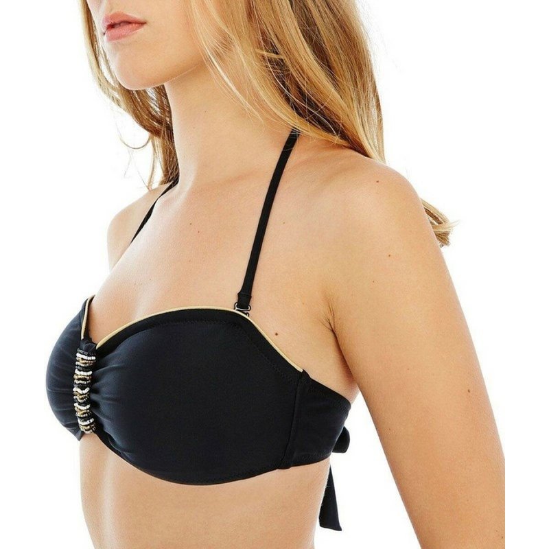Haut de maillot bandeau Riviera BRIGITTE BARDOT - Noir