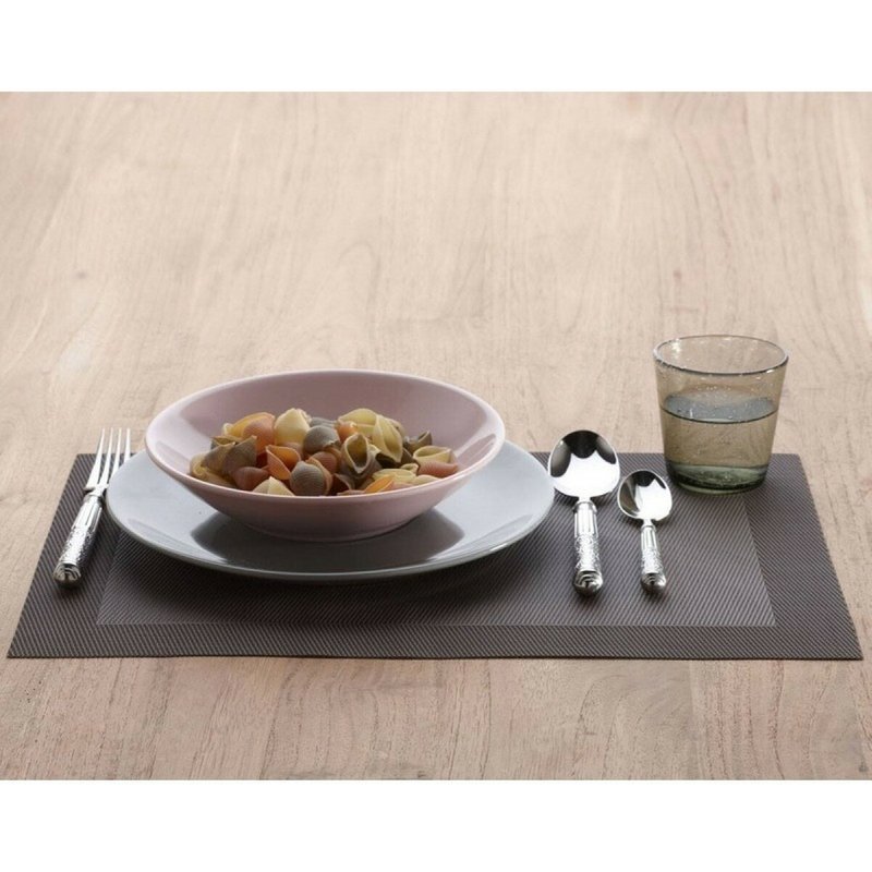 Set de table rectangulaires unis - Marron