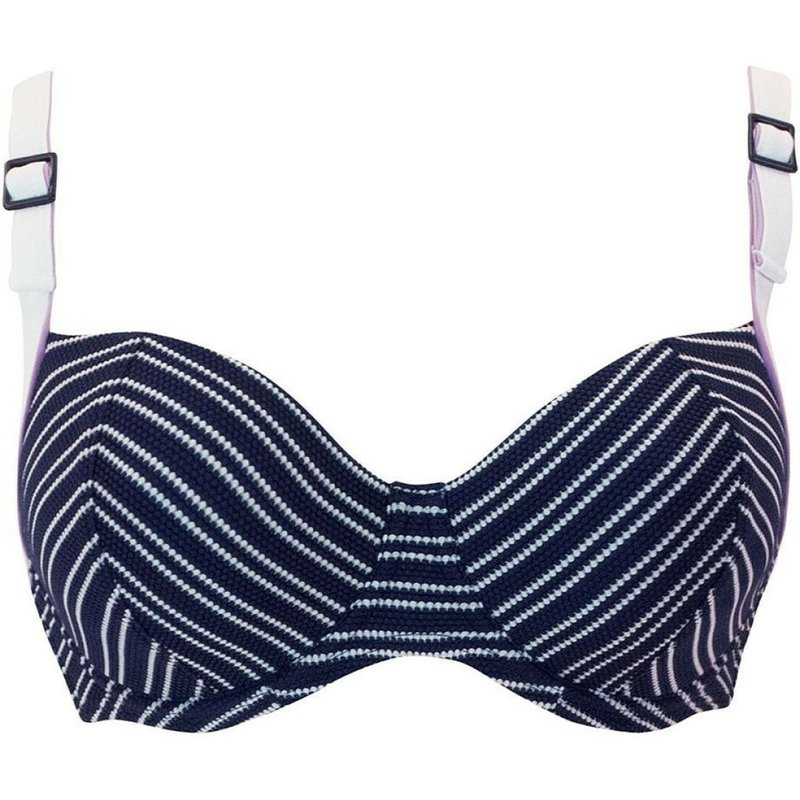 Soutien-gorge de bain balconnet armatures bleu